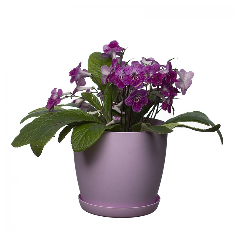 Pink Pastel Aga Mat Flower Pots with saucer tray